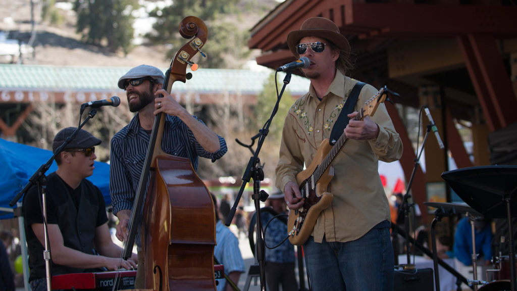Live Music in The Village at Squaw Valley in the summertime
