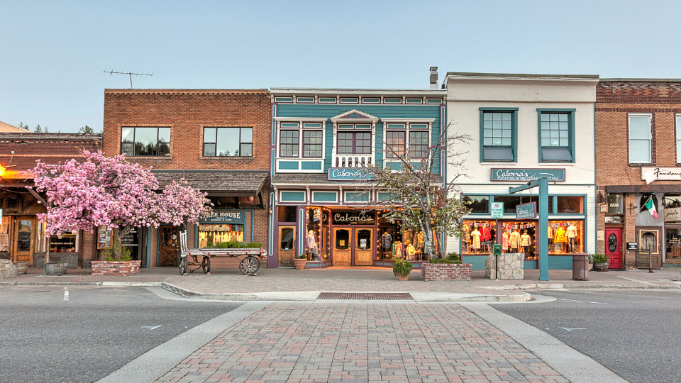 Historic Downtown Truckee is fun to explore for Lake Tahoe visitors. 