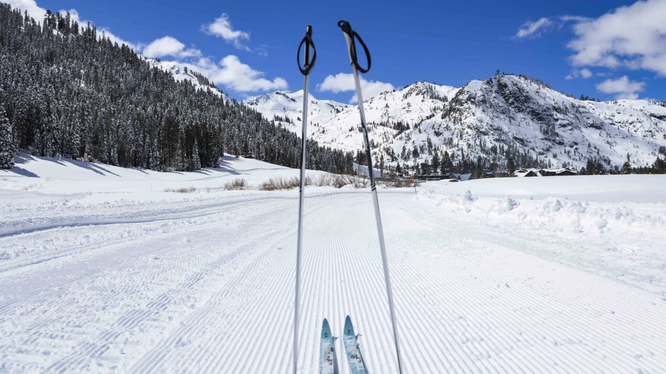 Cross Country skiing is available in Olympic Valley